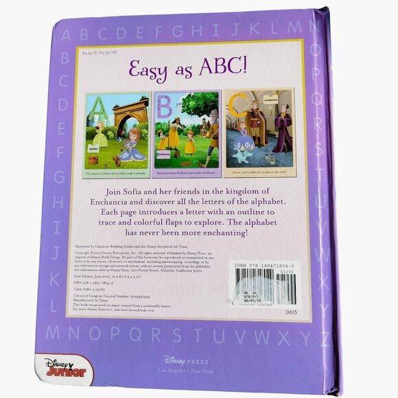 Disney Junior S Is For Sofia Book Letter Trace 100 flaps - Picture 2 of 6